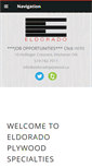 Mobile Screenshot of eldoradoplywood.ca